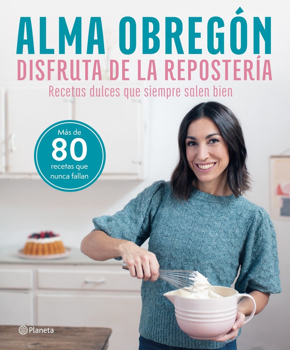 Portada de &#039;Disfruta de la repostería&#039;, de Alma Obegón.