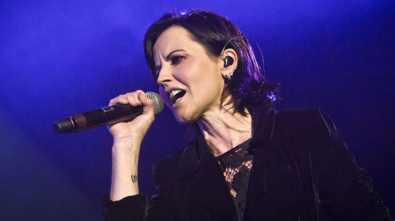 La cantante Dolores O&#039;Riordan, en una actuación el pasado 2 de mayo de 2017 