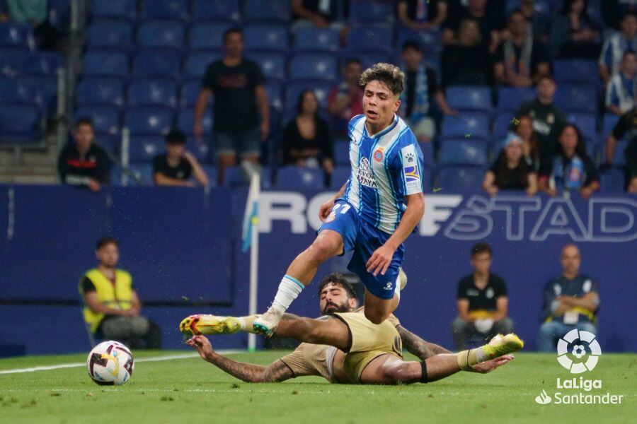 Melamed en el Espanyol-Almería de la pasada temporada.
