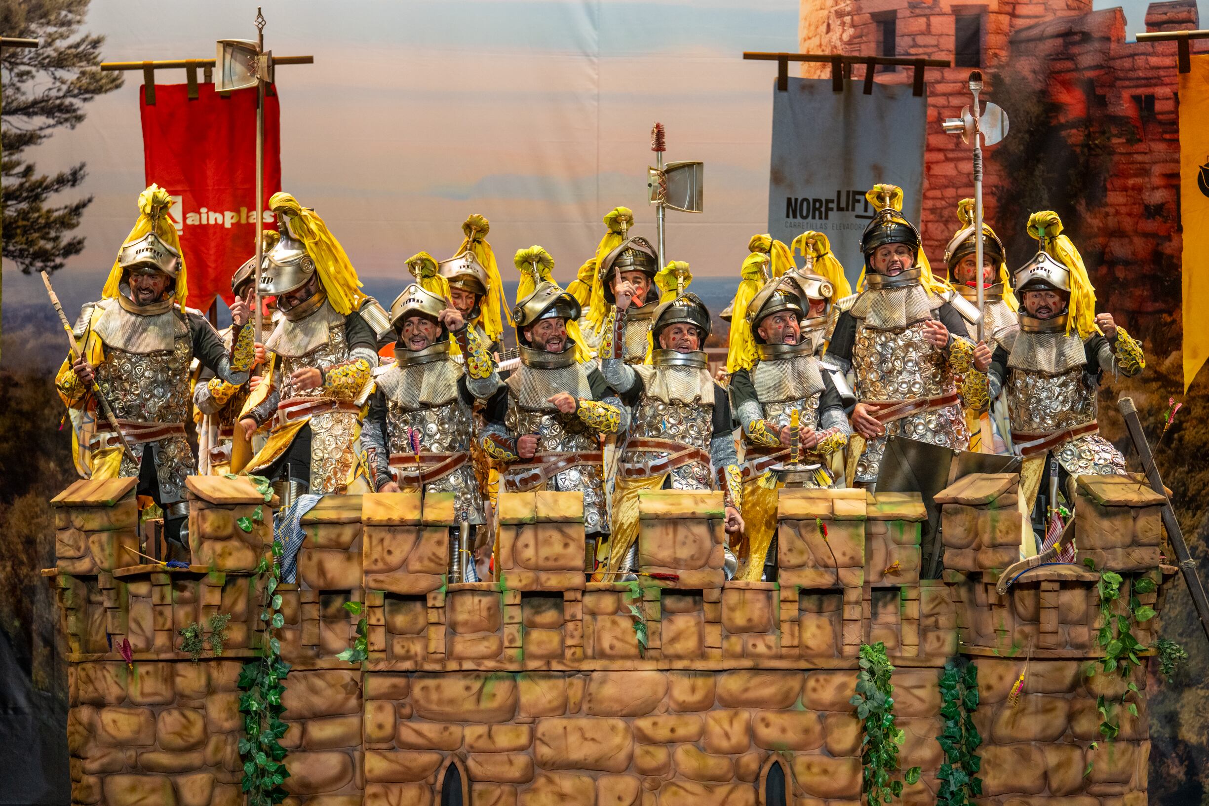 Chirigota: Nos hemos venio arriba.