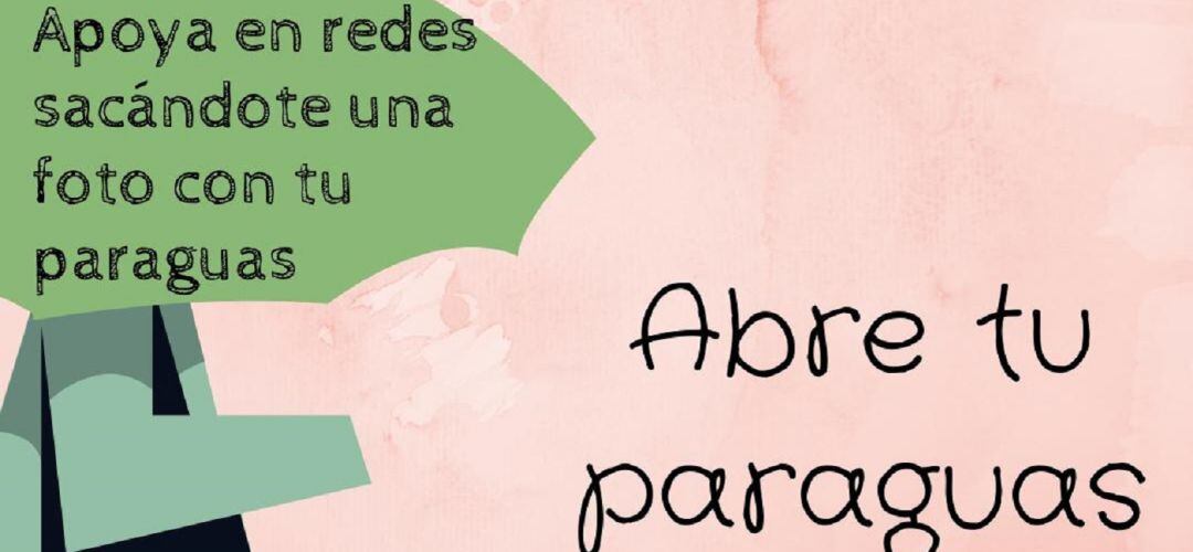 Cartel de la campaña &#039;Abre tu paraguas&#039;