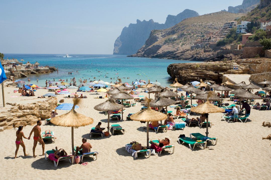 Foto de archivo de una playa artificial