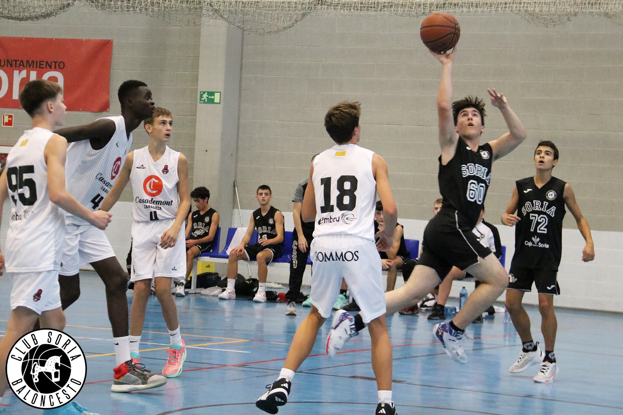 Los cadetes del Club Soria Baloncesto rindieron a gran altura en el Trofeo San Saturio.