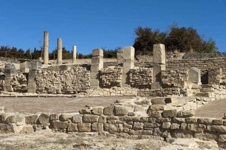 Yacimiento de Santa Criz, en Eslava