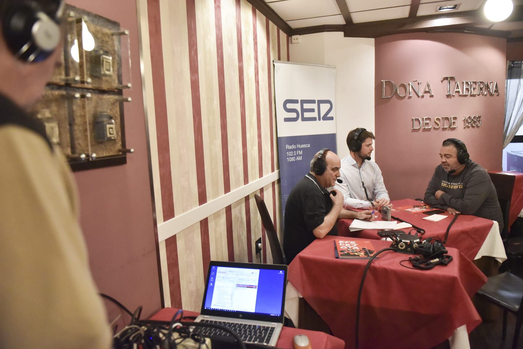 Encuentros Deportivos de Radio Huesca desde el Restaurante Doña Taberna