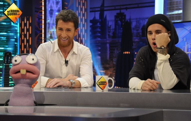 Justin Bieber durante su última visita a &#039;El hormiguero&#039;