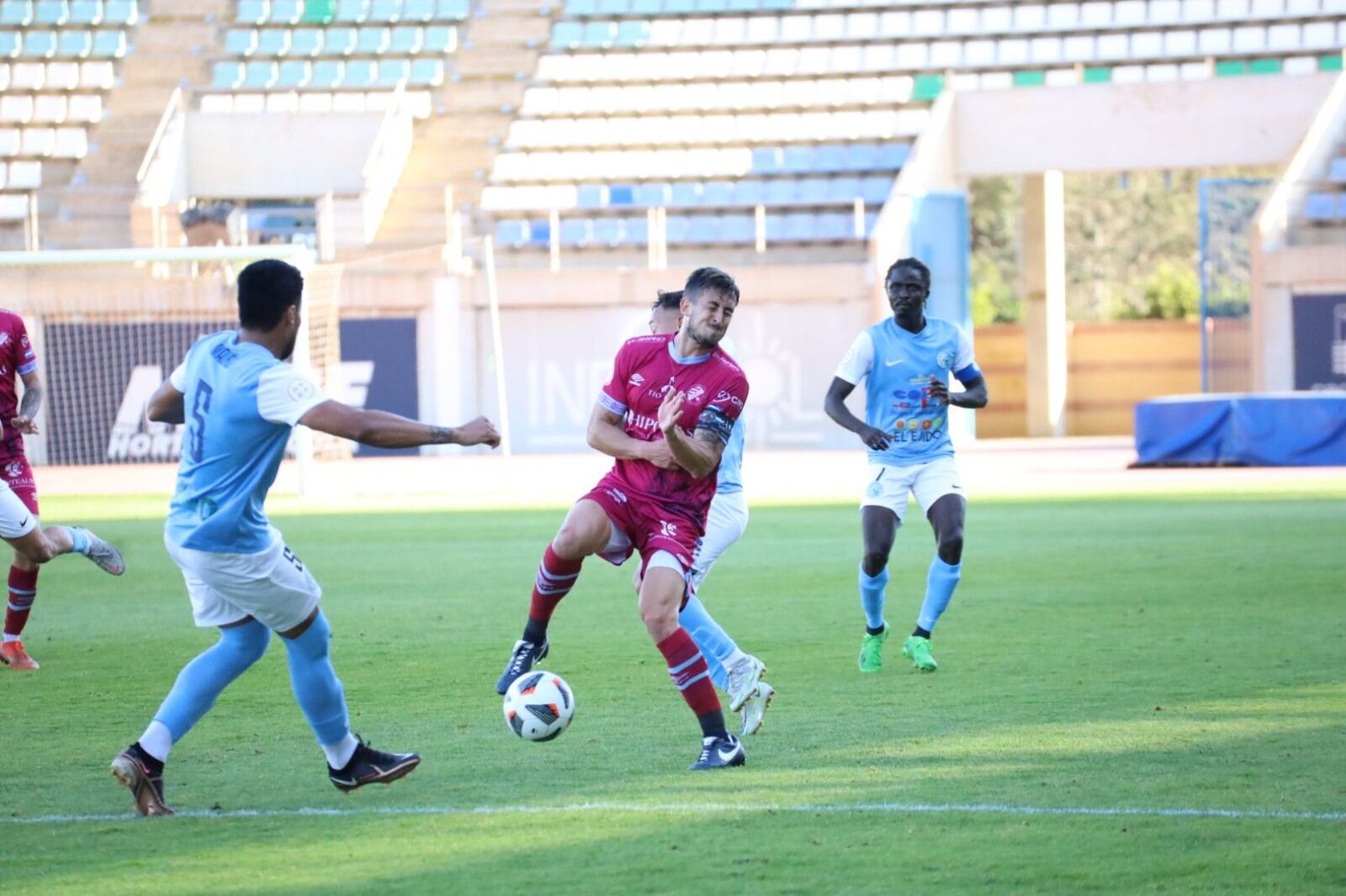 Imagen partido disputado ante el Polideportivo El Ejido