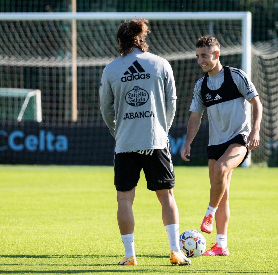 Emre en un entreno