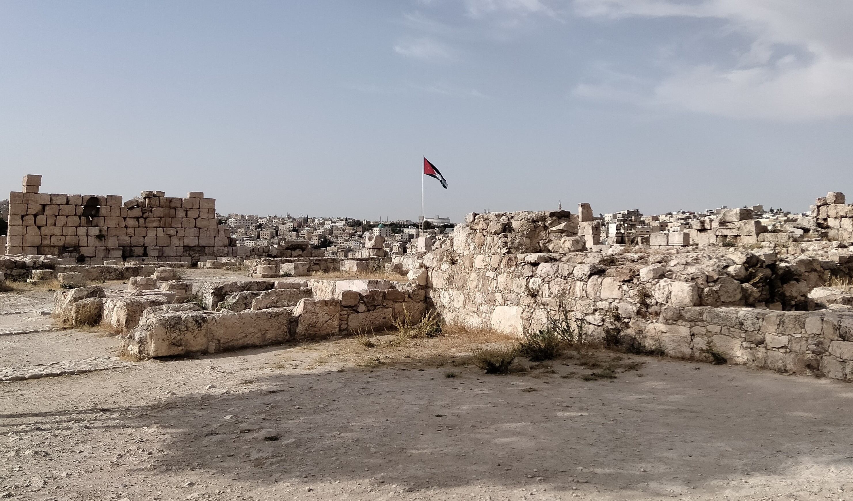 Aspecto de la ciudad de Ammán con temperaturas superiores a los 30 grados ya en este mes de mayo