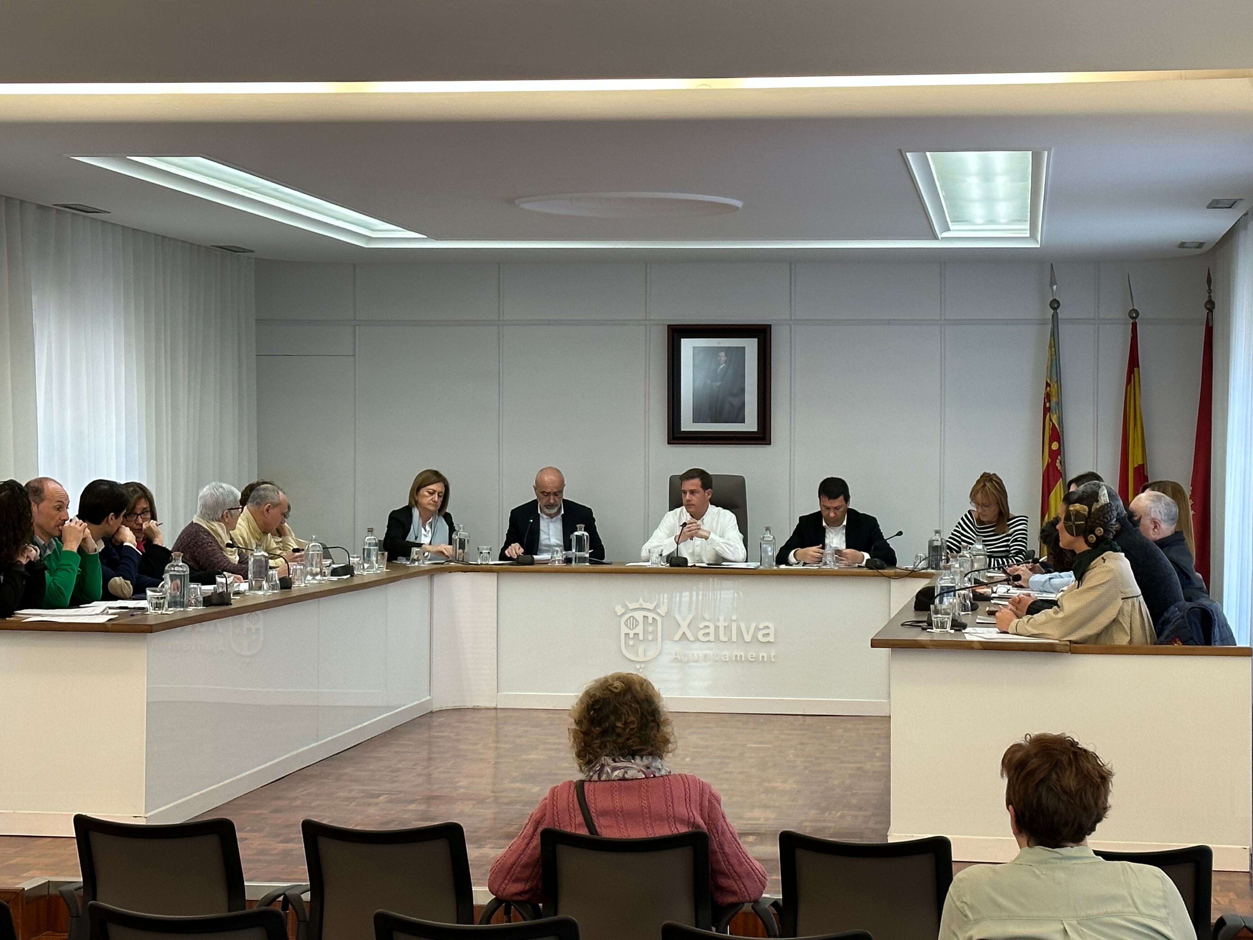 Pleno del Ayuntamiento de Xàtiva del mes  de febrero (25/02/2023)