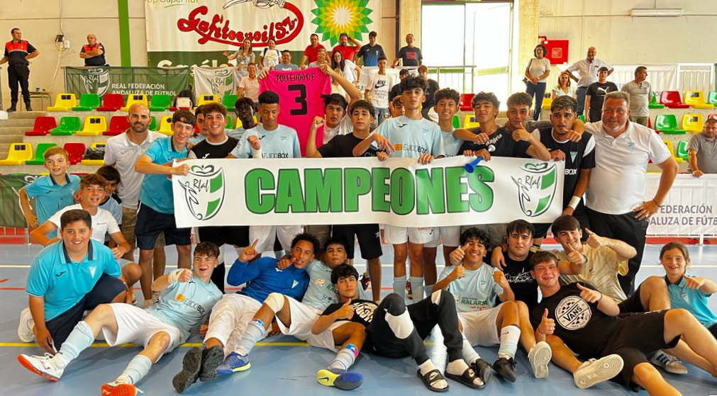 Los jugadores celestes celebrando el ascenso.