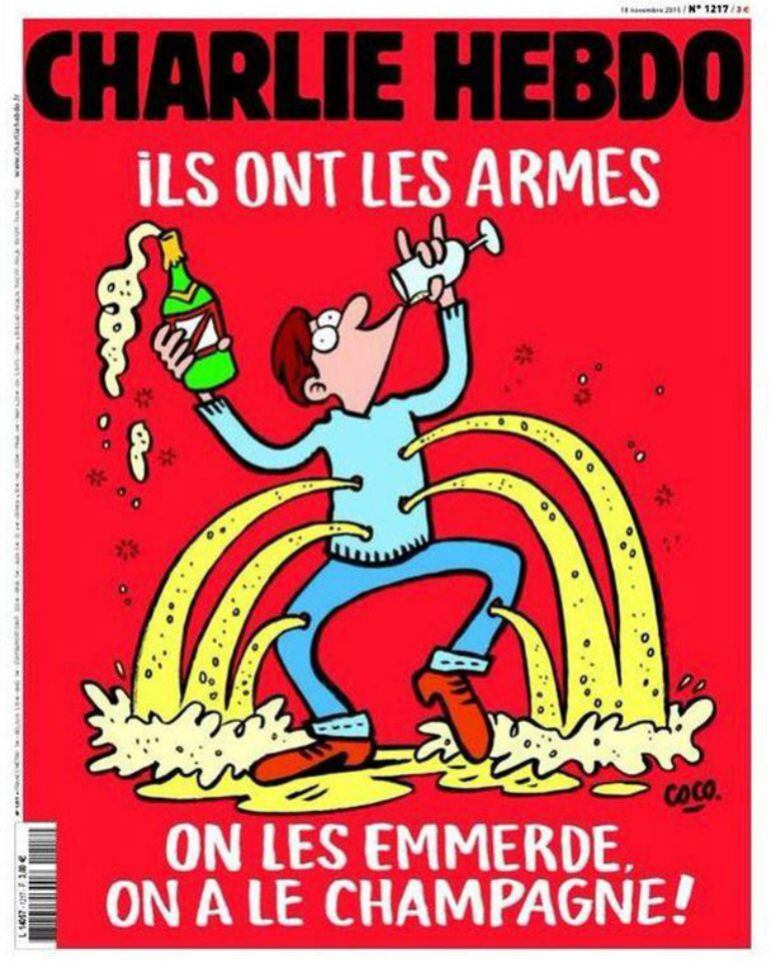 La portada de Charlie Hebdo tras los atentados de París