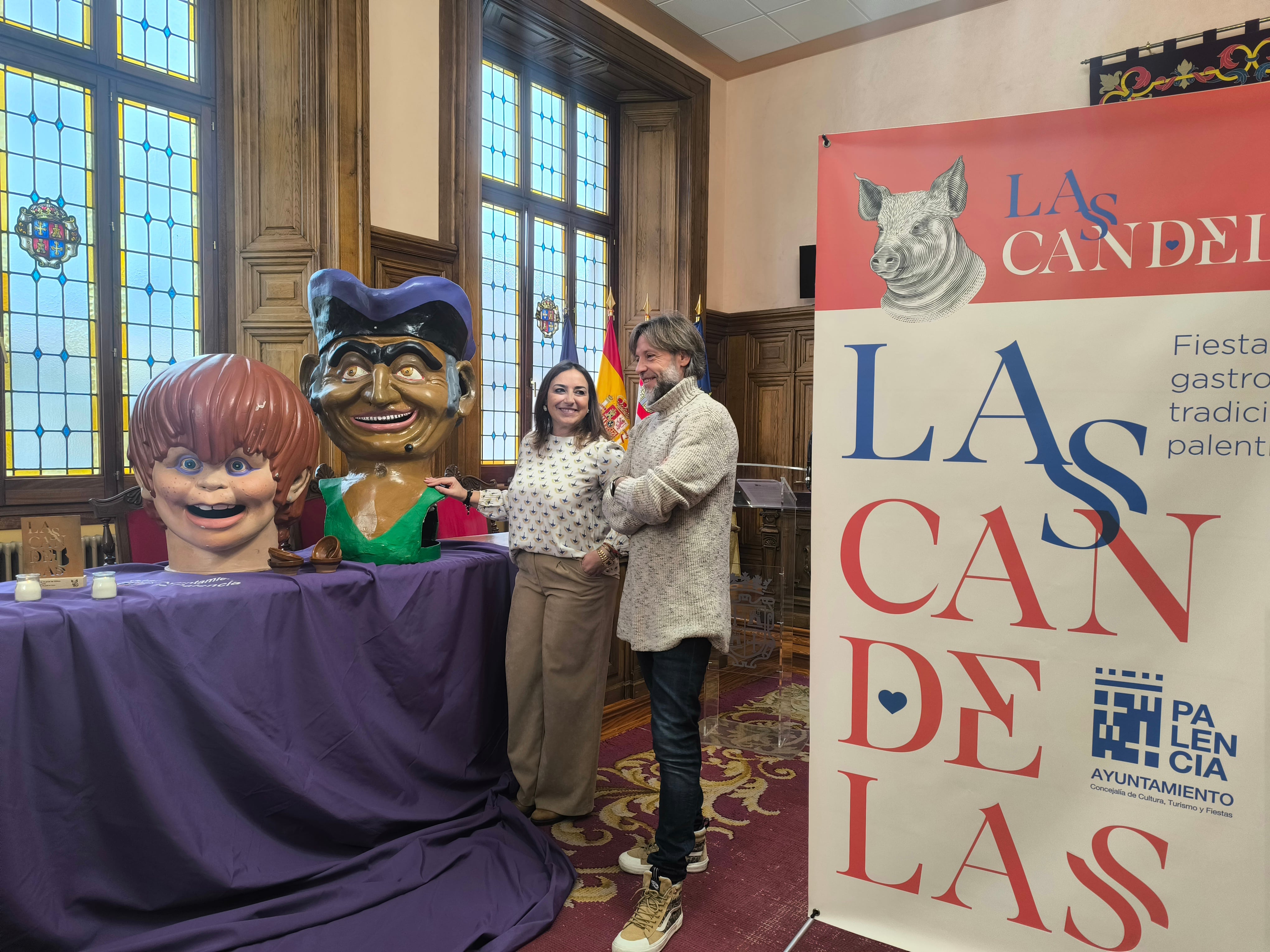 Presentación de la programnación de Las Candelas 2026 con Miriam Andrés y Fran Fernández