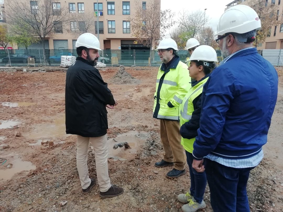 El alcalde José L. Blanco visita la obra