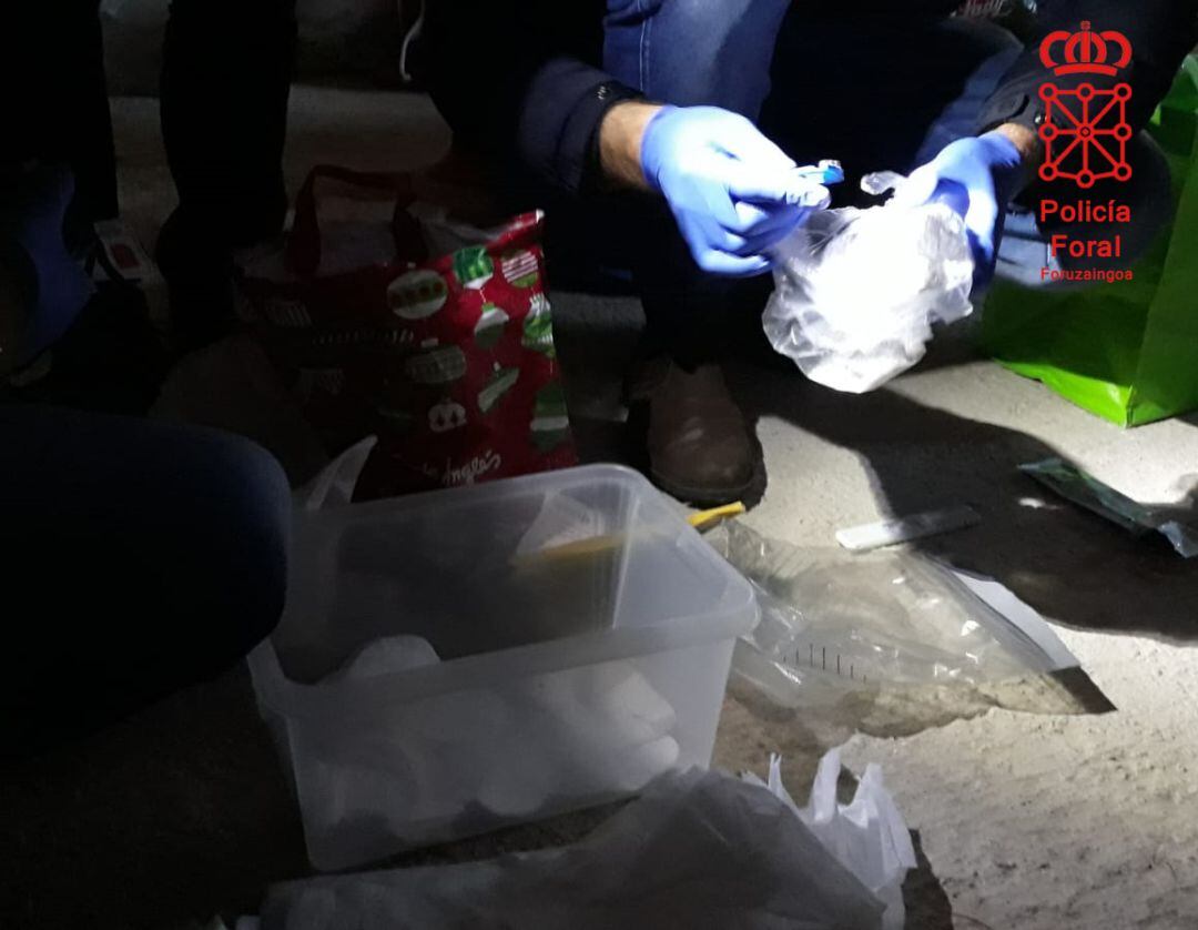 Registro efectuado por la Policía Foral