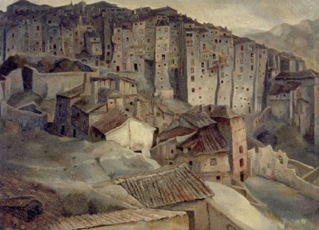 Wifredo Lam, &#039;Casas Colgadas, III&#039;, 1927.