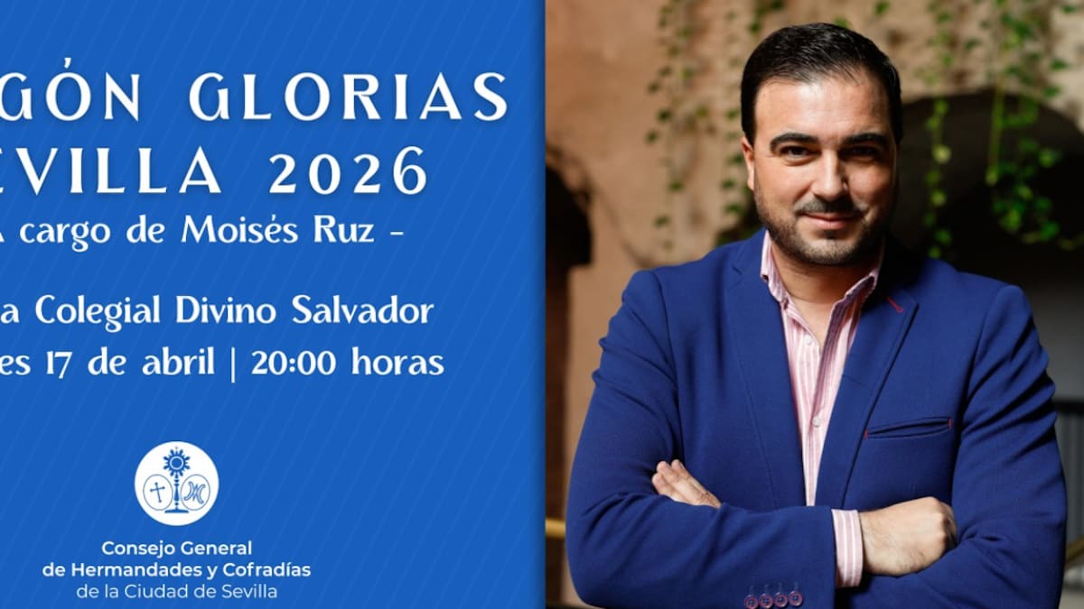 Aquí puedes verlo: Moisés Ruz pronuncia este viernes en El Salvador el Pregón de las Glorias