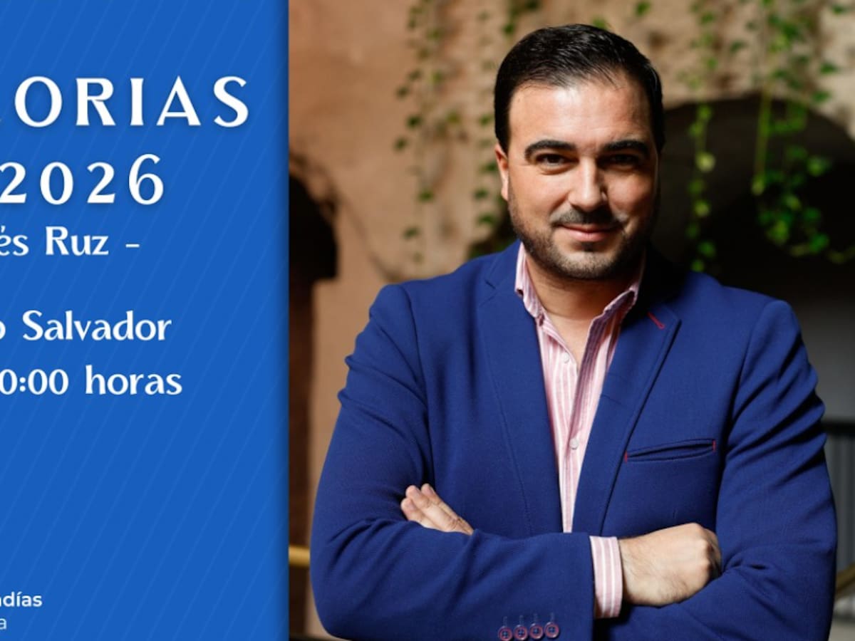 Aquí puedes verlo: Moisés Ruz pronuncia este viernes en El Salvador el Pregón de las Glorias
