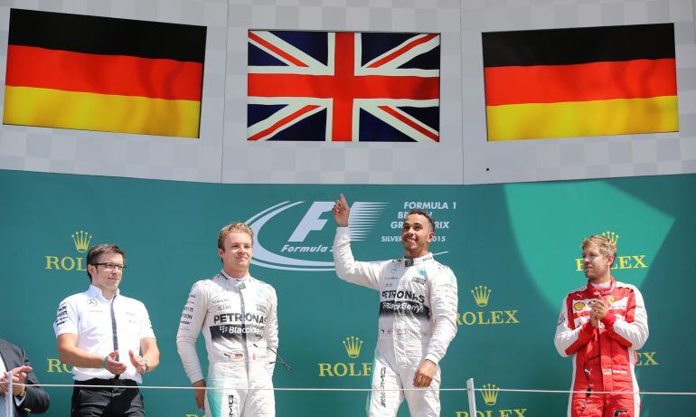 Hamilton consiguió su quinta victoria de la temporada en Silverstone