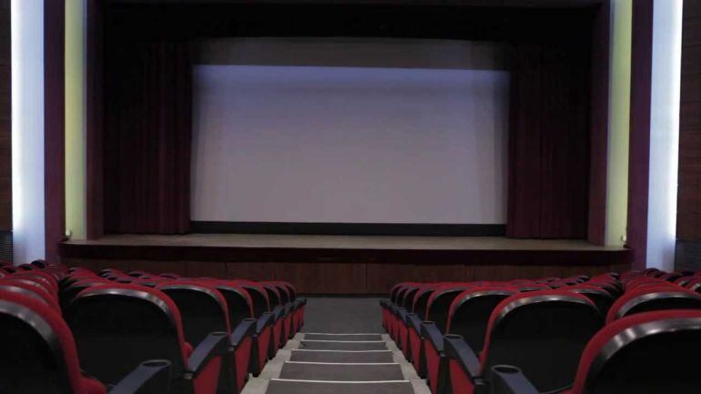 Interior del Cine Ortega de la capital.