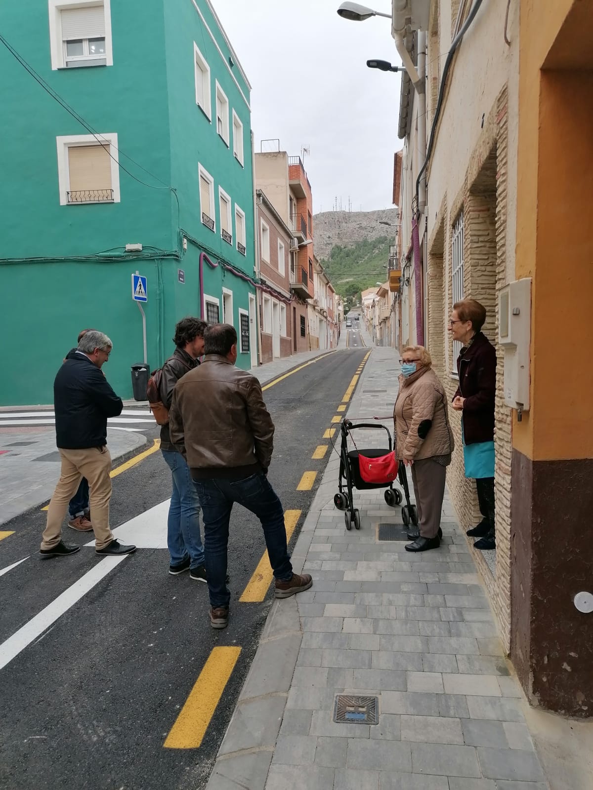 Obras en la calle Román