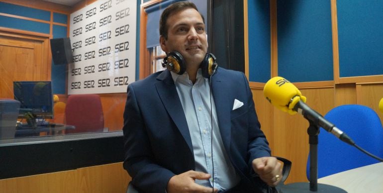 Erwan de la Villeón, consejero delegado del parque en España, durante la entrevista, en Hoy Por Hoy Toledo, este martes 