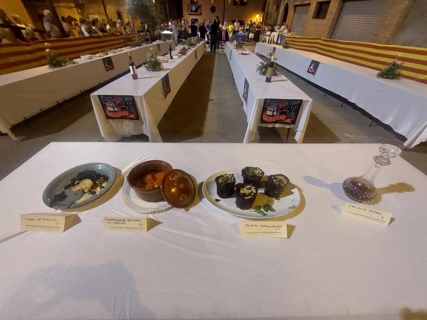 Platos y Vino ganador. Foto: Barrio del Entremuro