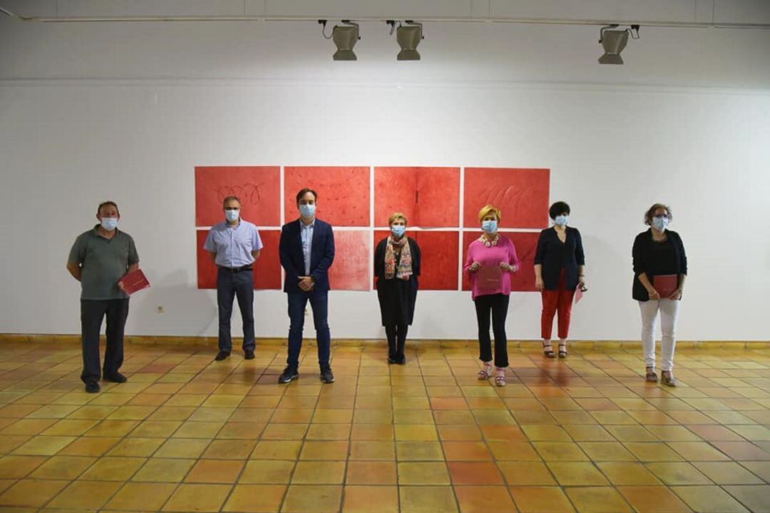 Momento de la inauguración de la exposición