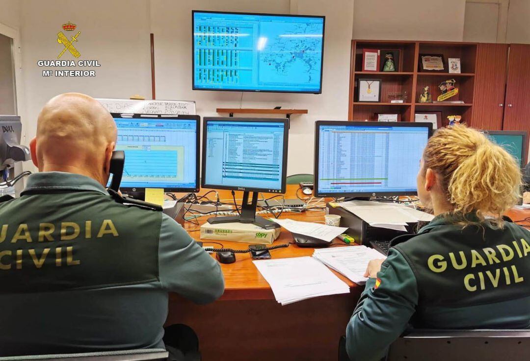 Célula de la Guardia Civil creada en el marco del estado de alarma por Covid-19.