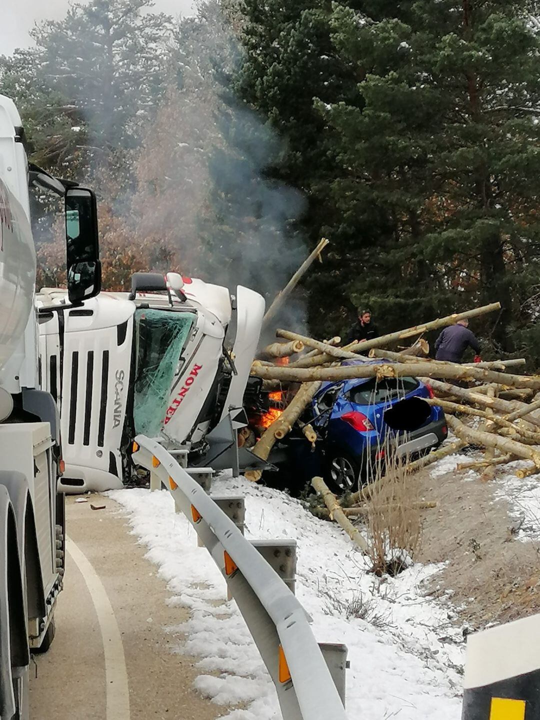 Accidente mortal en Molinos de Duero