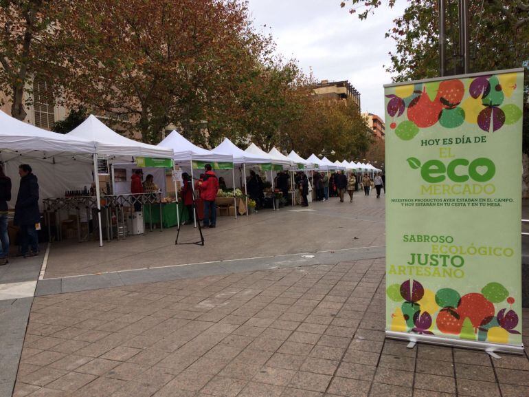 Imagen del Ecomercado, en el Bulevar del Gran Capitán