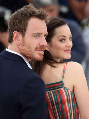 CANNES, FRANCE - MAY 23: Marion Cotillard and Michael Fassbender attend the &quot;Macbeth&quot; Photocall during the 68th annual Cannes Film Festival on May 23, 2015 in Cannes, France. (Photo by Mike Marsland/WireImage)