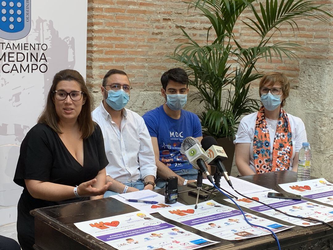 Presentación de la campaña para conseguir un desfibrilador en Medina del Campo