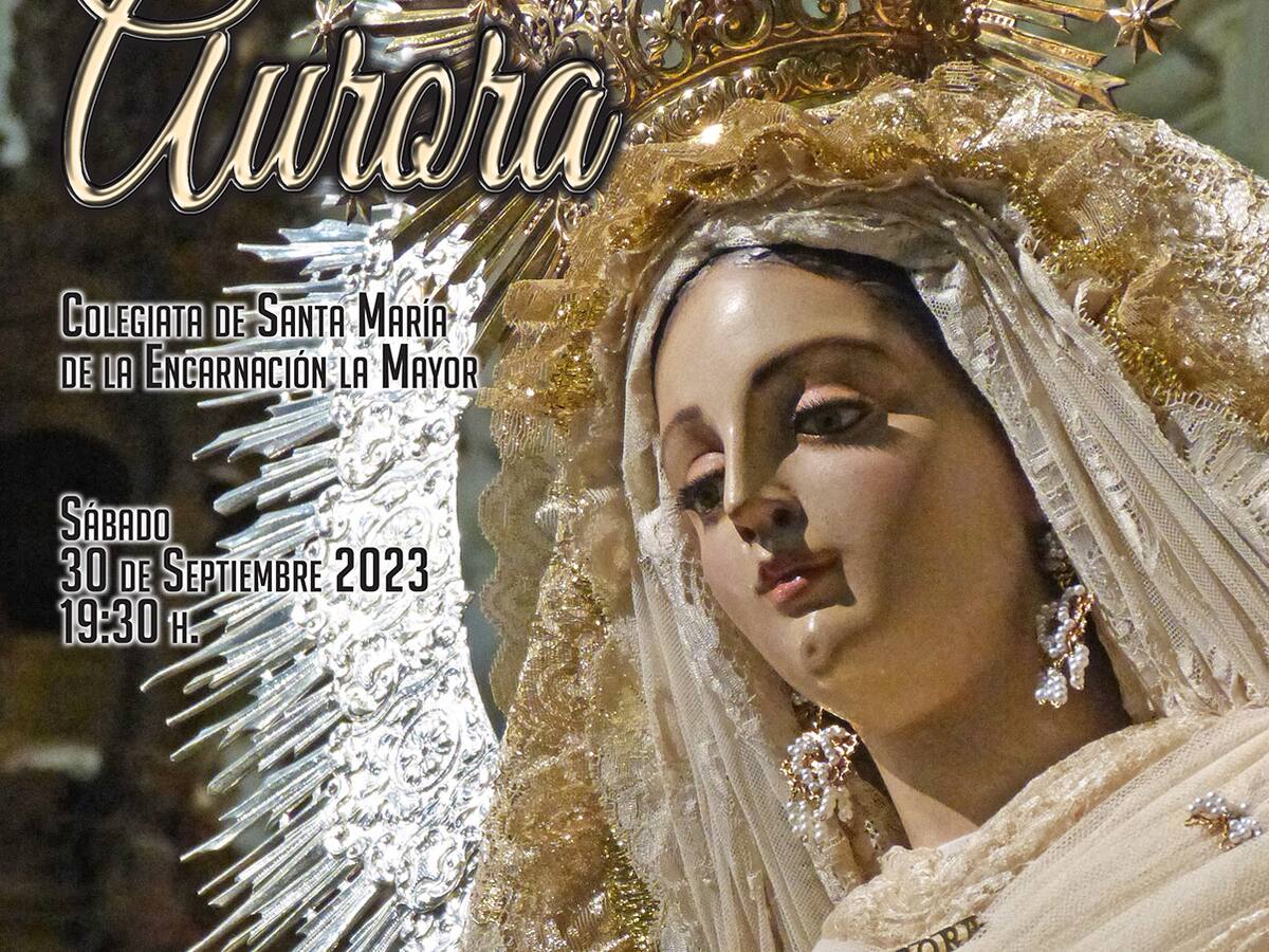 La Hermandad de la Aurora presenta el cartel anunciador de su salida procesional