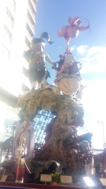 Falla Centro, primer premio Sección Primera.