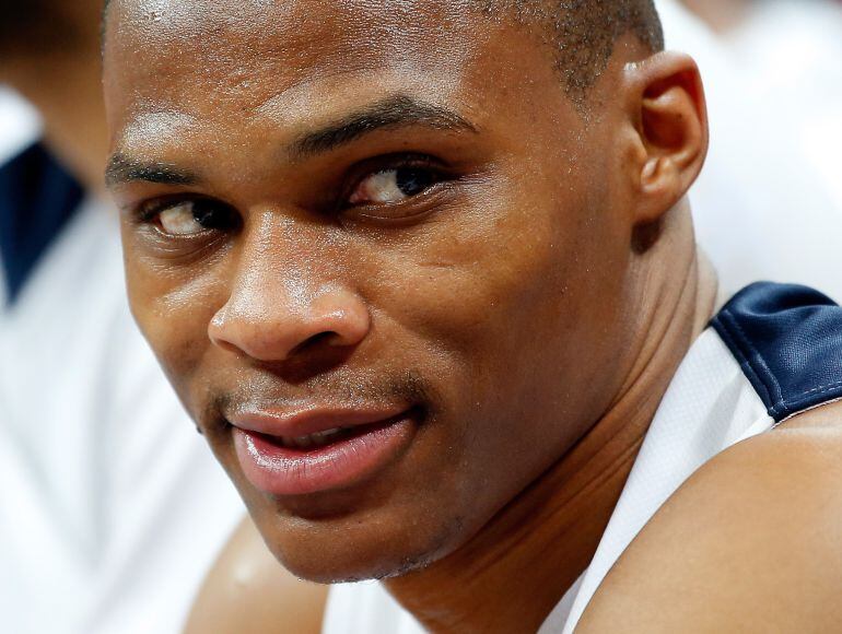 Primer plano de Russel Westbrook