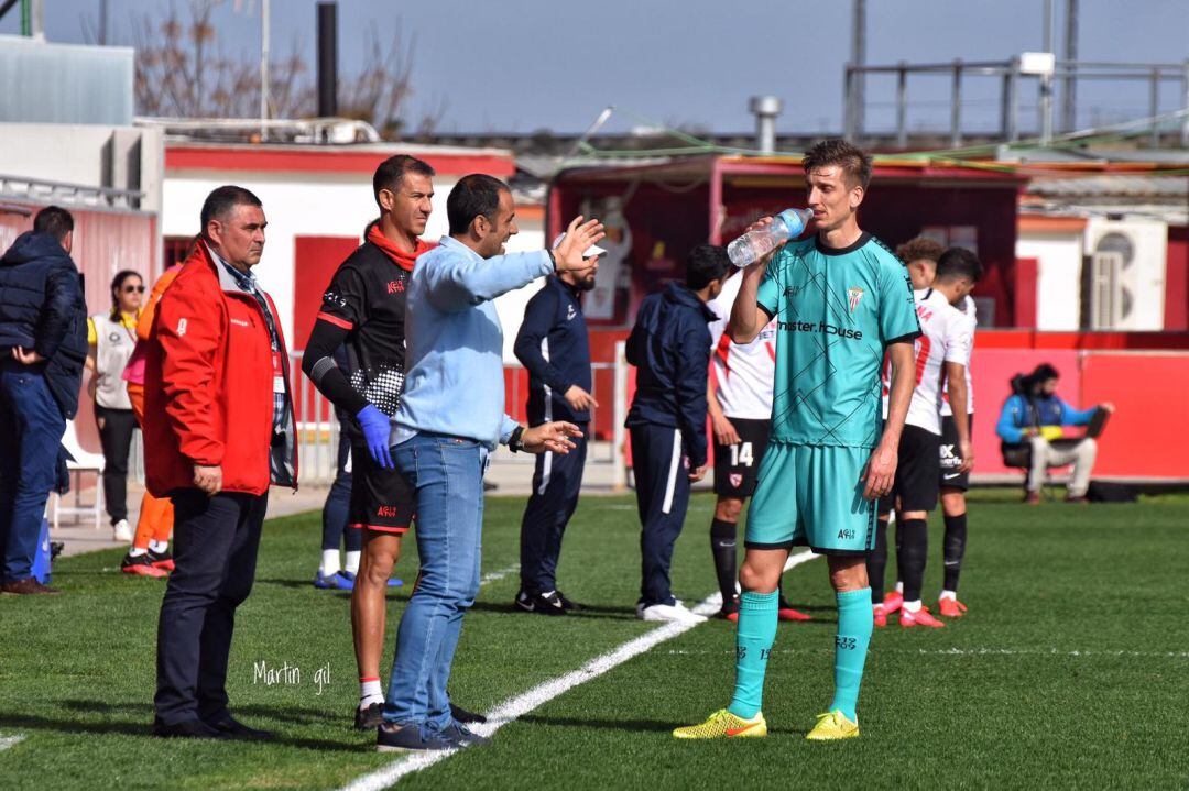 Yago Pérez en Sevilla.