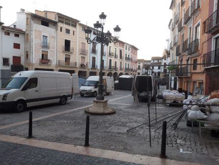 La Plaza del Mercat, hoy, a las 8.00h.