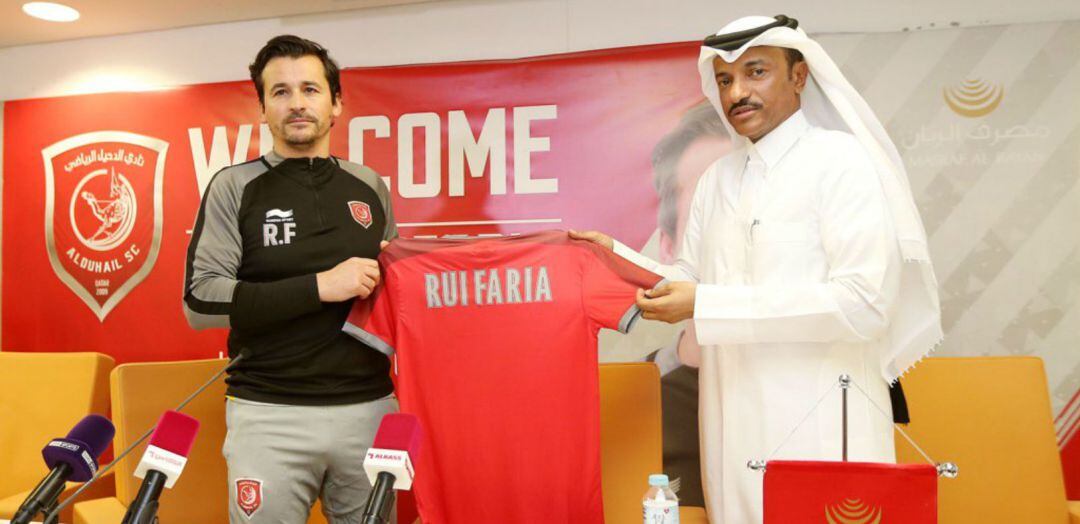 Rui Faria, en su presentación como primer entrenador