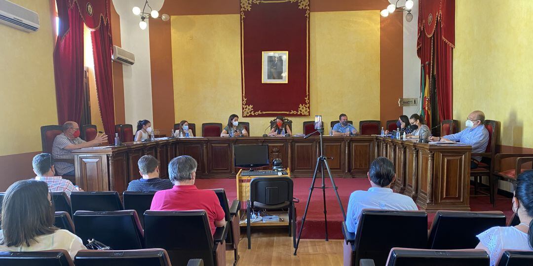 Pleno del Ayuntamiento de La Carolina en el que se aprobaron los presupuestos.