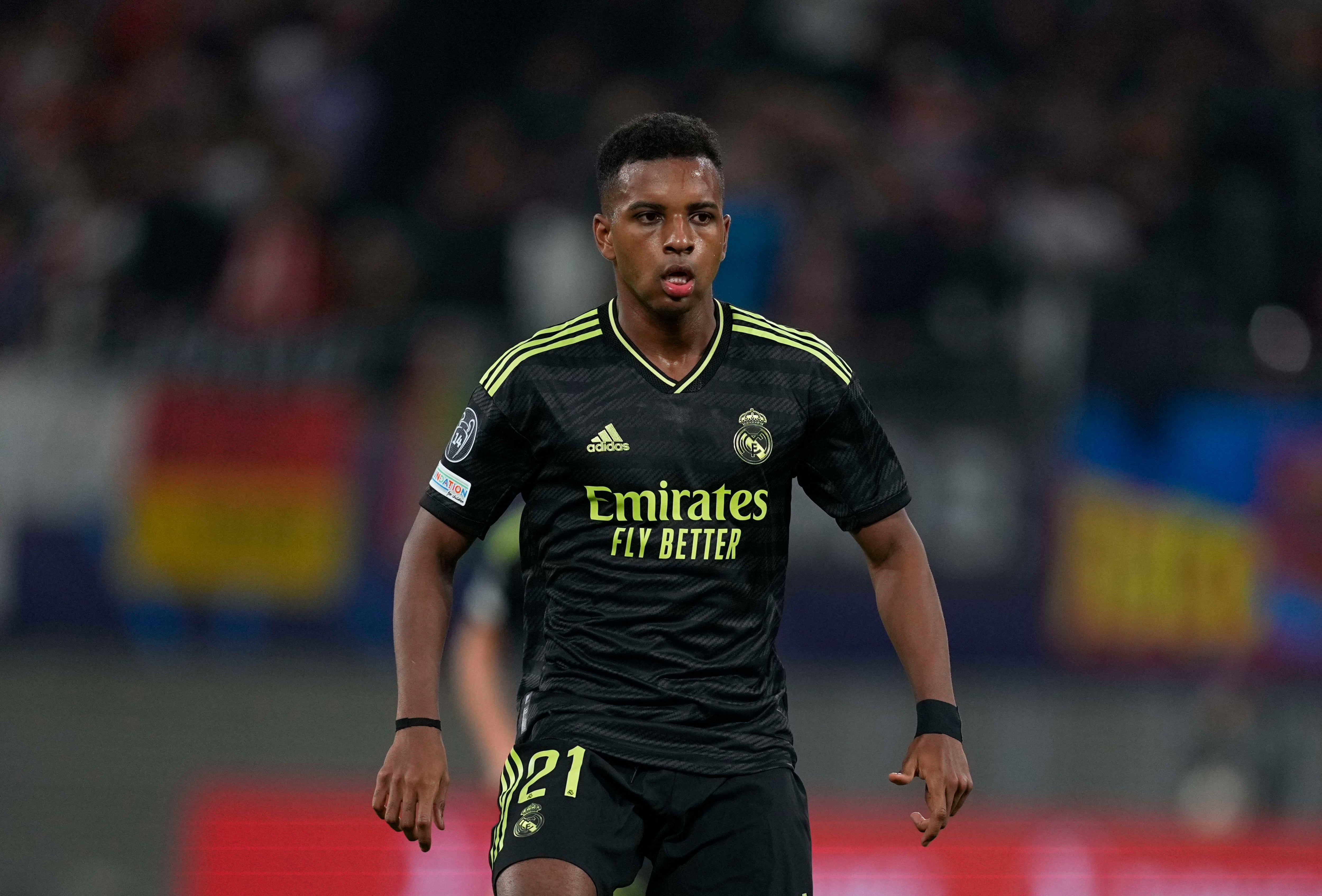 Rodrygo Goes, en un partido del Real Madrid