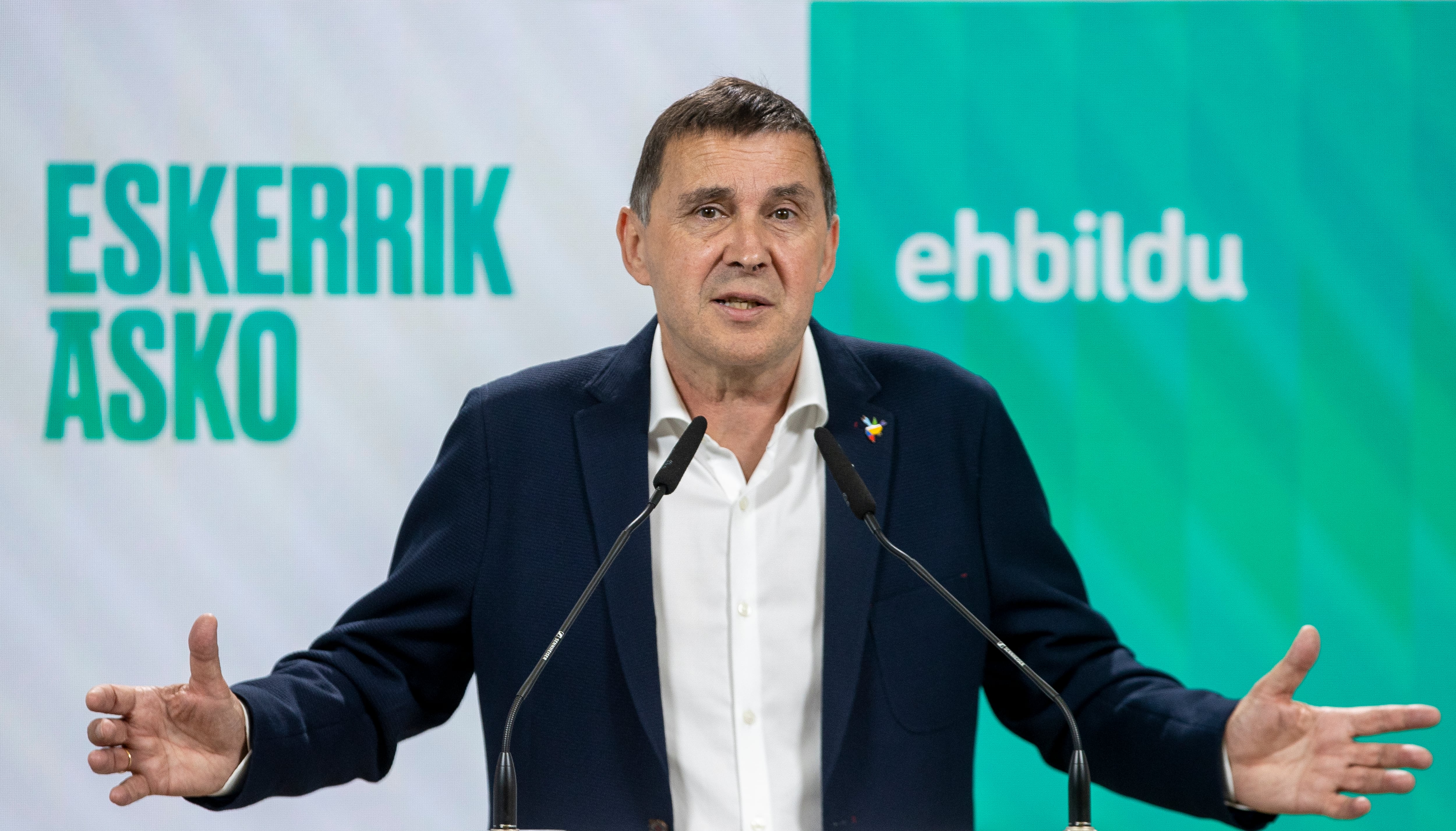 El coordinador general de EH Bildu, Arnaldo Otegi.