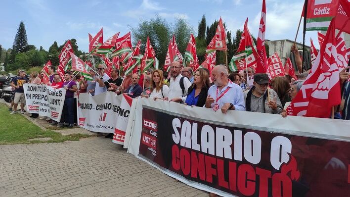 Una concentración de CCOO