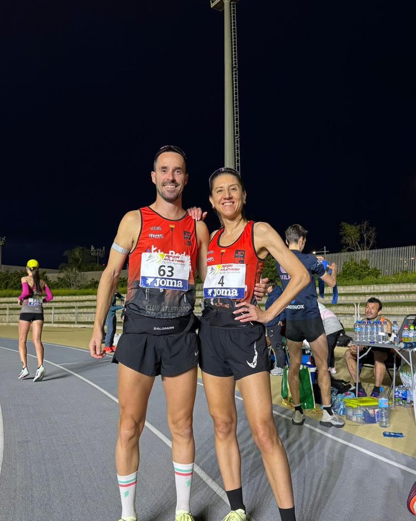 Esther y Rober, en la carrera