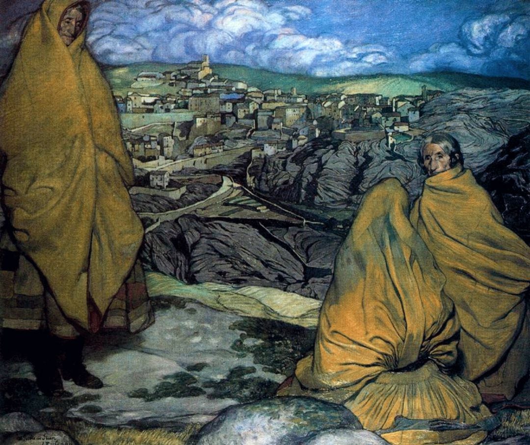 &quot;Mujeres de Sepúlveda&quot; (1909), del pintor eibarrés Ignacio Zuloaga  