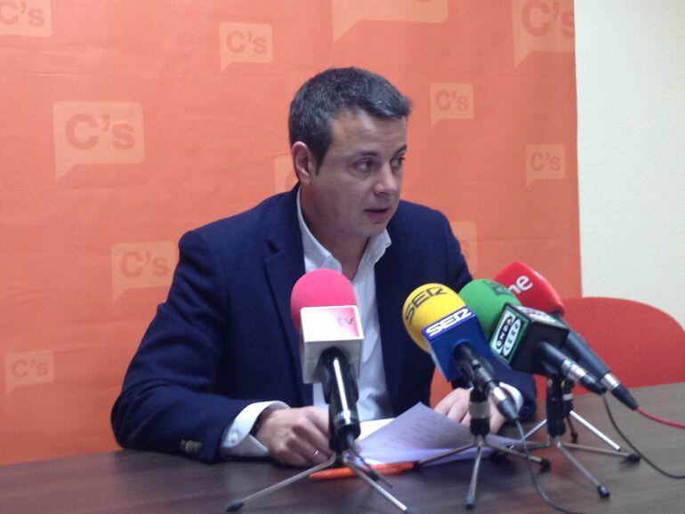 Juan Pablo Izquierdo, portavoz de Ciudadanos en el ayuntamiento de Palencia