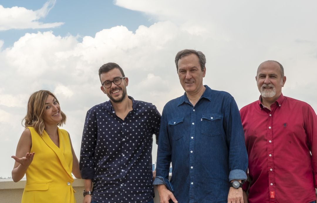 Pepa Blanes, José M. Romero, Elio Castro y Antonio Martínez, el equipo de &#039;El Cine en la SER&#039;