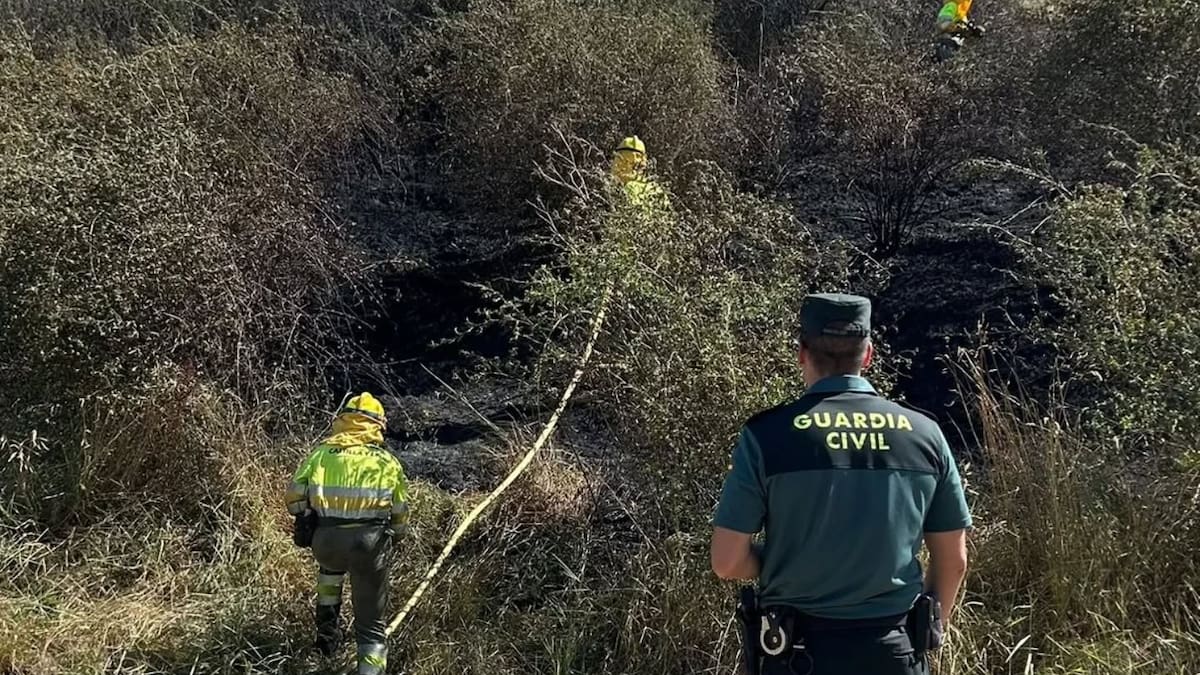 Investigado por causar un incendio en un pueblo de Palencia en la comarca de Tierra de Campos