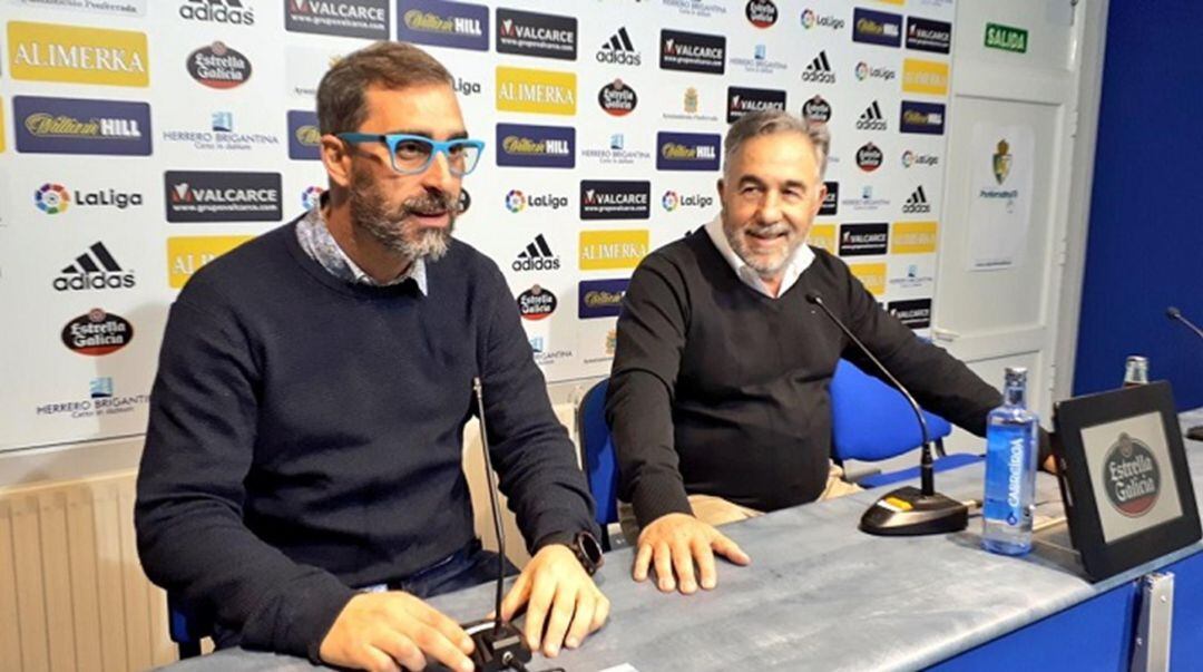 Bolo, junto al presidente Fernández Nieto