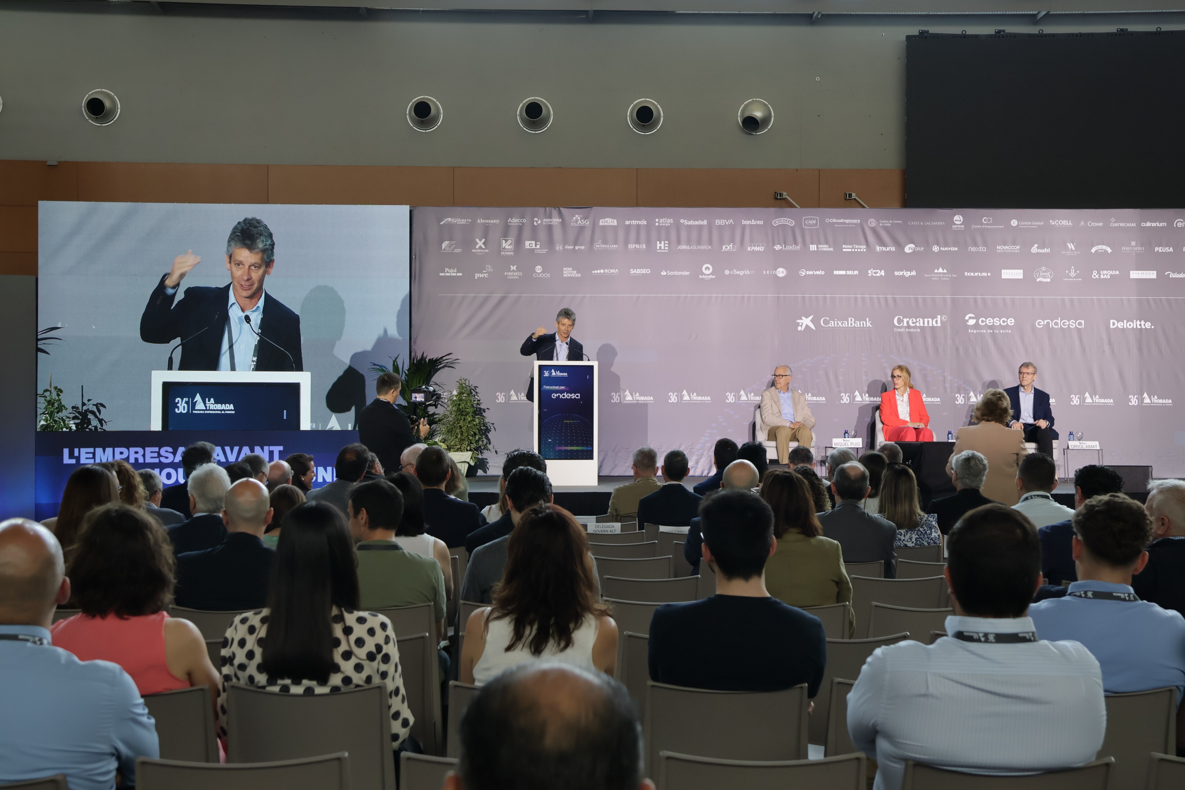 Una de les taules rodones de la Trobada Empresarial del Pirineu